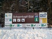 Panneau d'information Ochsenkopf Süd