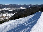 Itinéraire à ski vers la vallée
