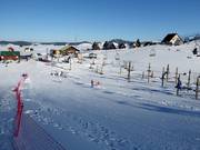 Espace d'entraînement avec téléski à corde