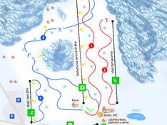 Plan des pistes Rališka