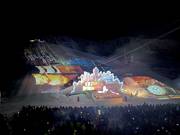 Spectacle de la Adventure Night à Serfaus