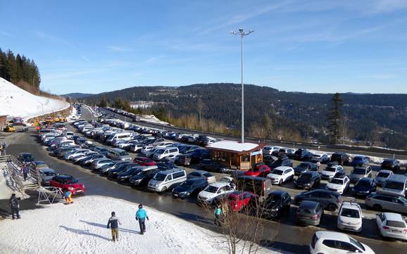 Zwieseler Winkel: Accès aux domaines skiables et parkings – Accès, parking Arber