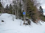 Signalisation des pistes dans le domaine skiable Babin Do – Bjelašnica