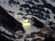 Domaine skiable pour la pratique du ski nocturne Obergurgl