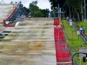 Partie supérieure de la piste bleue