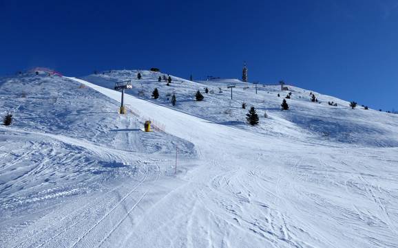 Skier près de Candriai