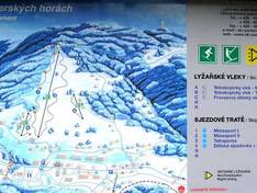 Plan des pistes Parlament – Desná