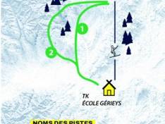 Plan des pistes Plateau de Beille