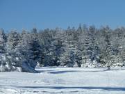 Accès à la piste de ski de fond