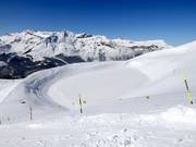Lac de retenue au Lauberhorn