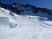 Zone de mesure de vitesse "Speedcheck" sur le bord droit de la piste