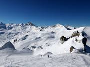 Pentes de poudreuse entre Leist et Plattis