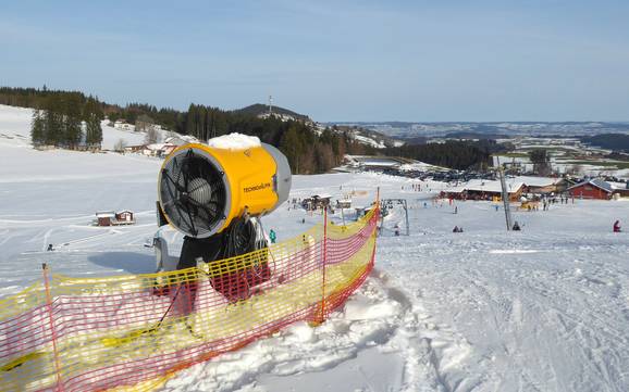 Fiabilité de l'enneigement Allgäuer Seenland – Fiabilité de l'enneigement Schwärzenlifte – Eschach