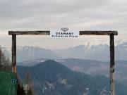 Départ de la piste difficile