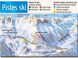 Plan des pistes Col de l'Arzelier