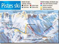 Plan des pistes Col de l'Arzelier