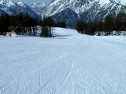 La piste rouge 77 vers Sansicario