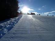Piste damée à Folgaria-Fiorentini