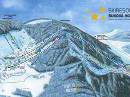 Domaine skiable Buková hora – Čenkovice/Červená Voda