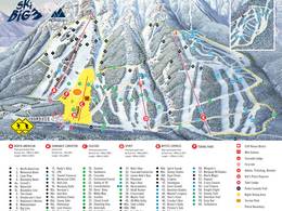 Plan des pistes Mt. Norquay – Banff