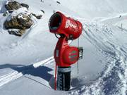 Canon à neige en attente