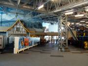 Vestiaire de la halle de ski Snow Arena