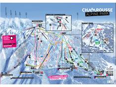 Plan des pistes Chamrousse