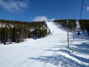 Piste de Coupe du monde et télécabine Levi 2000