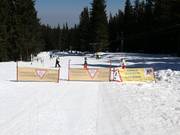 Très bon avertissement avant la piste d'entraînement