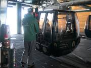 Les skis sont remis à la sortie.