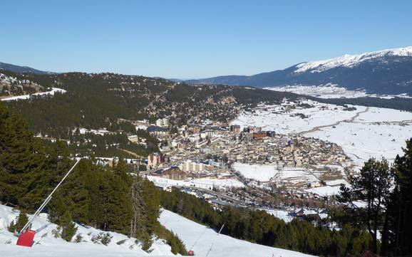Pyrénées catalanes: offres d'hébergement sur les domaines skiables – Offre d’hébergement Les Angles
