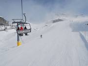 Piste sous le télésiège Ostafa