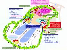 Plan des pistes Mt. Rokkō Snow Park