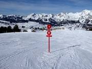 Signalisation des pistes à Wildhaus