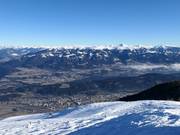 Vue sur Spittal an der Drau et le lac Millstätter See