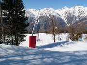 Enneigement complet dans le domaine skiable