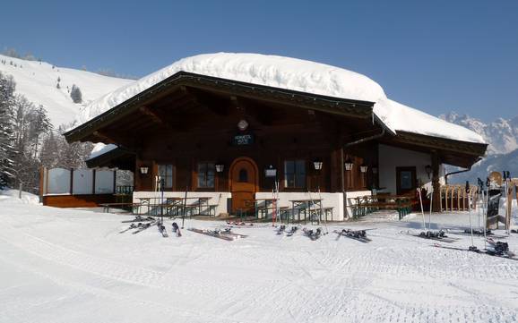 Chalets de restauration, restaurants de montagne  Massifs de Lofer et de Leogang – Restaurants, chalets de restauration Buchensteinwand (Pillersee) – St. Ulrich am Pillersee/St. Jakob in Haus/Hochfilzen