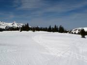 Les pistes faciles commencent au Prospect Express.