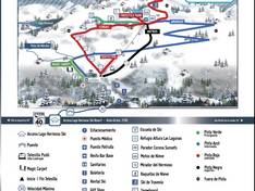 Plan des pistes Lago Hermoso