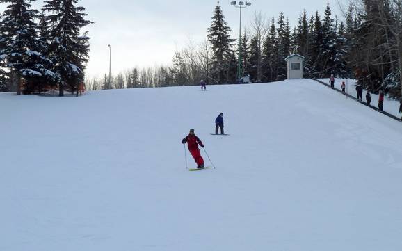 Diversité des pistes région de la capitale provinciale Edmonton – Diversité des pistes Snow Valley – Edmonton