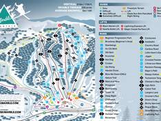 Plan des pistes Marble Mountain – Steady Brook (Humber Valley)