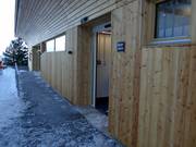 Toilettes bien entretenues à la station supérieure du Rosenalmbahn