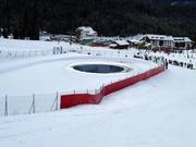 Réservoir d’eau au col de Carezza