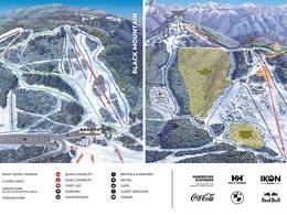 Plan des pistes Cypress Mountain