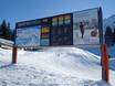 Alpes ouest-orientales: indications de directions sur les domaines skiables – Indications de directions Pizol – Bad Ragaz/Wangs
