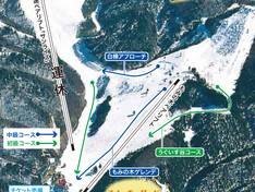 Plan des pistes Hidatakayama