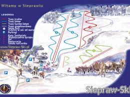 Plan des pistes Siepraw