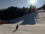 Terrain faiblement incliné