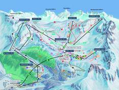 Plan des pistes Melchsee-Frutt (Kerns)