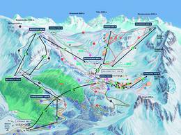 Plan des pistes Melchsee-Frutt (Kerns)